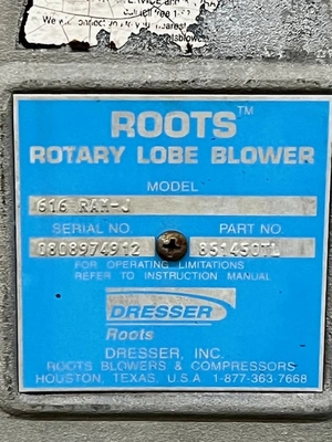 USED Dresser Roots 616 RAM-J