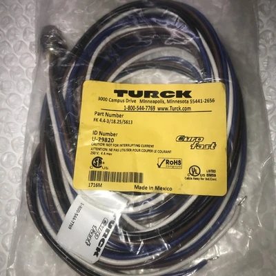 NEW Turck FK 4.4-3/18.25/S613