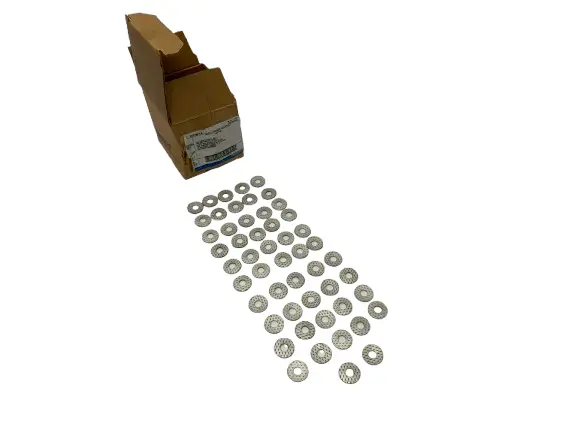 New | in-Stock Thomas & Betts Dragon Tooth Transition Washer 1/4" Diameter Hole LOT OF 52 Hardware Washers Michigan US | Maverick Industrial Sales #1394885