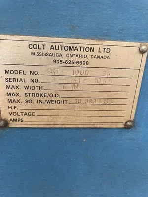 Used COLT AUTOMATION LTD. _UNKNOWN_ Coil Feed Lines Tennessee US | Pearl Equipment #1556206