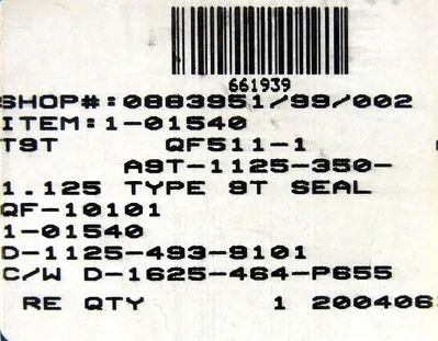 NEW JOHN CRANE QF511-1 SEAL QF5111 AST-1125-350 1.125 TYPE ST SEAL