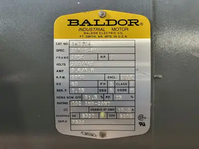 Used BALDOR VM3704 A.C. Motors British Columbia CA | Lenmark #246177