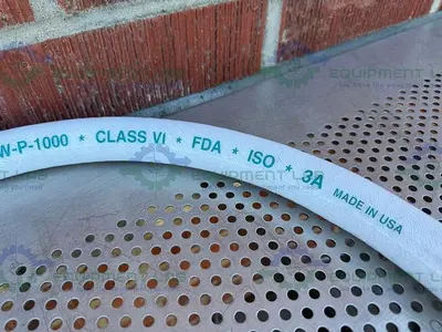 USED ADVANTA PURE APSW-P-1000 CLASS VI 72" SILICONE HOSE W/ 1" SANITARY FITTING