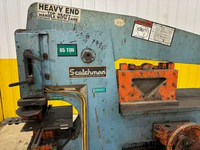 65 TON SCOTCHMAN MODEL #6509 HYDRAULIC IRONWORKER: YOBRO #23962