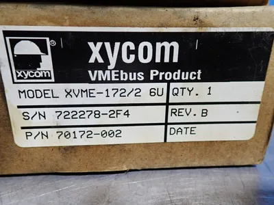 Used XYCOM XVME172/2 6U Processor Boards Ohio US | HGR 24 #885627