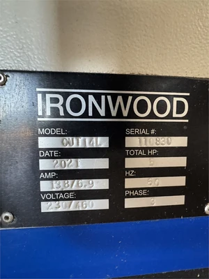 Used 2021 IRONWOOD "CUT 14L" Cross Cut Saws Texas US | MachineryMax #1488429