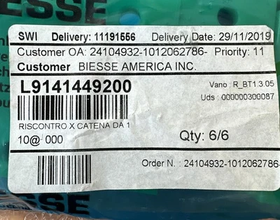 NEW Biesse L9141449200