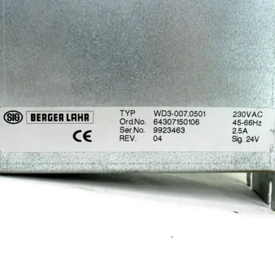 USED BERGER LAHR WD3-007.0501