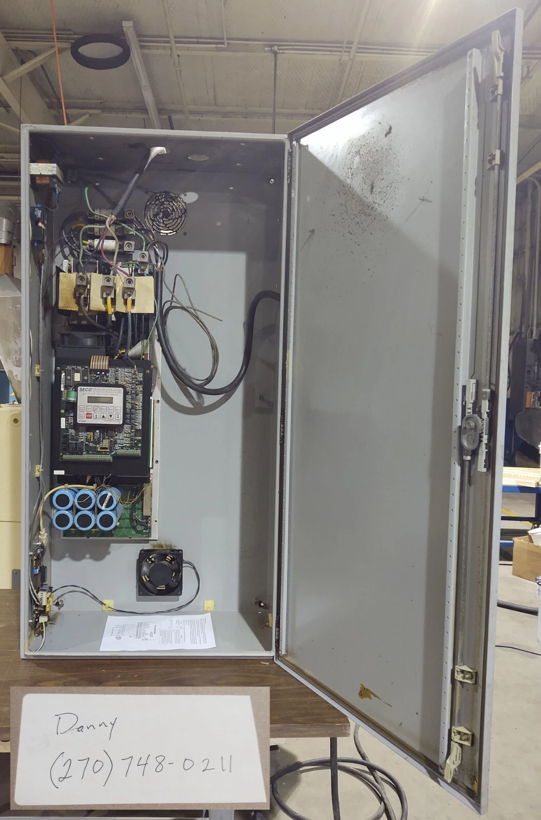 POWER MISER SECO SV3000 AC FLUX VECTOR VFD 50HP AC DRIVE 480V 3PHASE TESTED