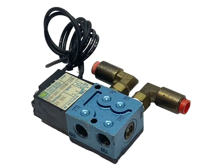 Used MAC Solenoid Valve 4-Way Double 1/8 NPTF 24VDC Solenoid Valves Michigan US | Maverick Industrial Sales #1402170
