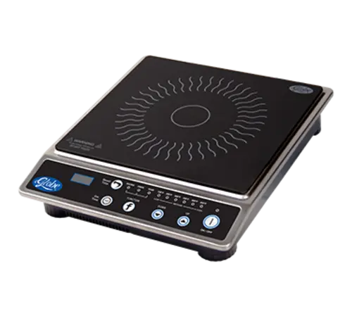 Globe IR1800 Ceramic Countertop Induction Range with Digital Timer - 1800W