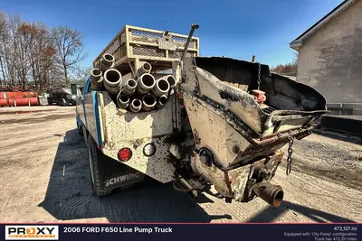 Used 2006 FORD F650 LINE PUMP TRUCK Concrete Mixer Trucks Pennsylvania US | Proxy Equipment #1378201
