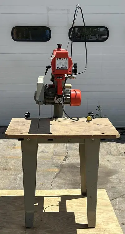 Used 1989 OMGA RN450 Woodworking Radial Arm Saws Illinois US | Pleasant Street Machinery #1263812