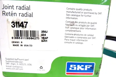 NEW SKF 31147 OIL SEAL