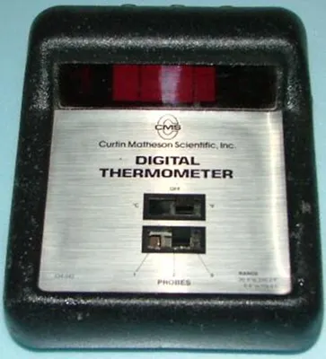 QTY. 1. CURTIN MATHESON SCIENTIFIC DIGITAL THERMOM...