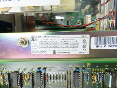 Allen Bradley 1336SB060VAADSGM1CHA2CL6EC AC Drive VFD 75Hp 76kva 460V Enclosure