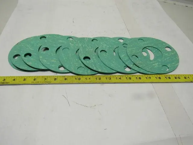 Durlon 7925/G81 150# FF 6" 4 Bolt Full Face Flange Ring Gasket  Lot Of 10