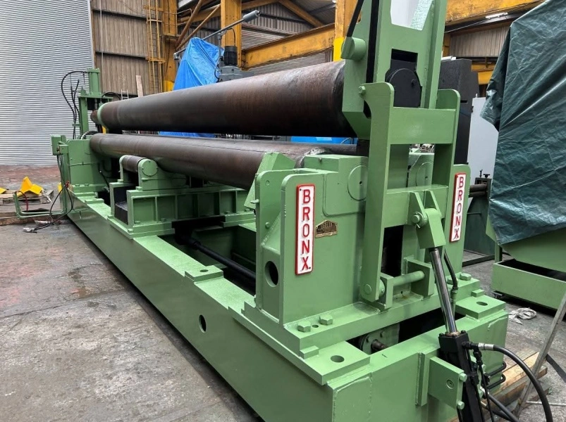 BRONX 3-Rolls Plate Bending Rolls, in good working order, OFFERS INVITED