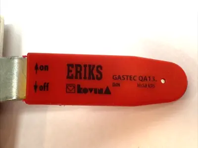 USED ERIKS GASTEC MS58 BRASS PRESSURE CONTROL