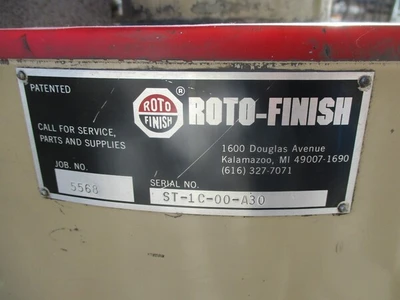 USED ROTO-FINISH ST-1C-00-A30