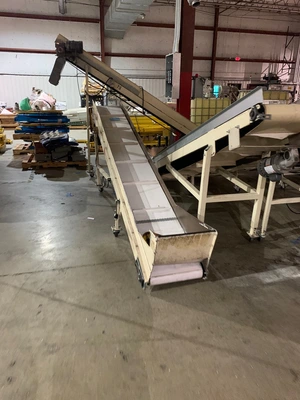 Rotogran Incline Conveyors 140″ L & 240″ L (several)