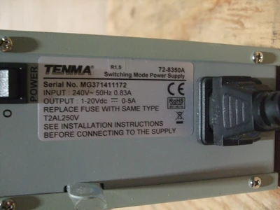 Used TENMA 72-8350A Power Supplies | BG Industrial Surplus #471548