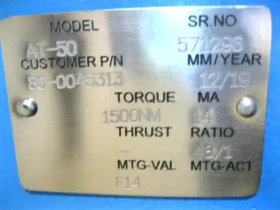 NEW Flowserve 6-T4E-11C11D133NQ-CM1084