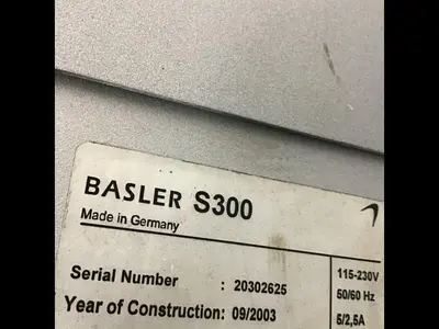 USED BASLER VISION S300