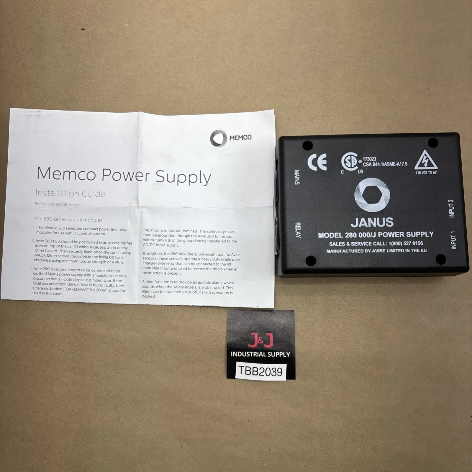 NEW Memco 280 000/j