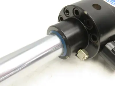 Hanchen Servocop Hydraulic Cylinder 80mm Bore 173mm Stroke Clamp Manifold *READ*