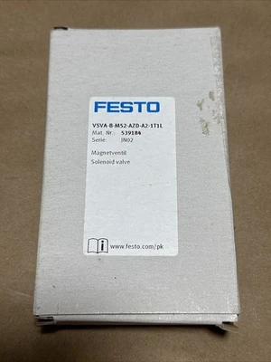 New | in-Stock Festo 539184 Valves/Fittings Indiana US | J&J Industrial Supply #512765