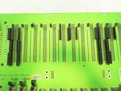 Charmilles Tech CT8121650 Robofil Printed Circuit Board Slot Rack Backplane