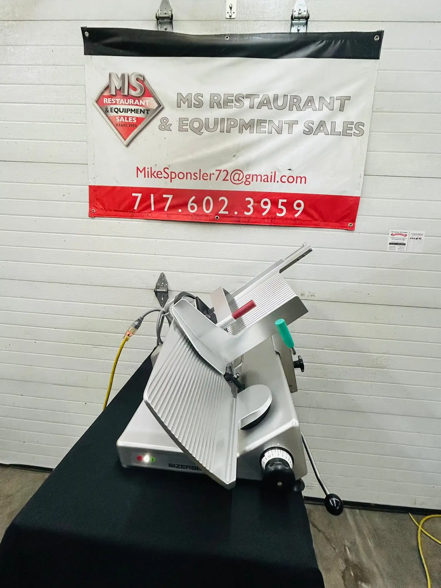 Bizerba GSPH 2021 Manual Deli Slicer Fully Refurbished