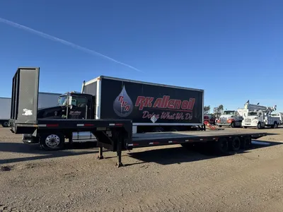 Used 2019 R&R TRAILER THREE AXLE STEP DECK Flatbed Trailers Minnesota US | Carco Truck & Equipment #1514220