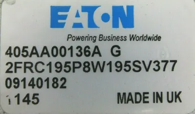 NEW EATON 2FRC195P8W195SV377 VALVE 405AA00136A G