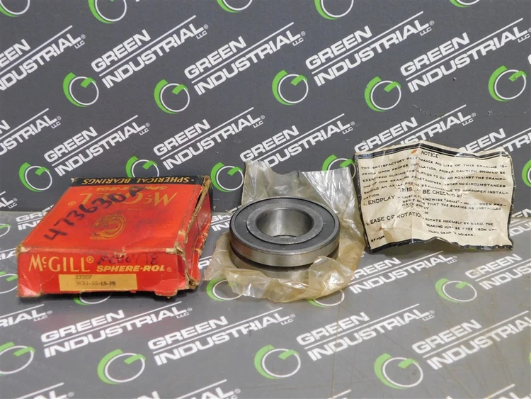 Used MCGILL 22207 W33-SS-LB-PB Bearings Wisconsin US | Green Industrial #877433