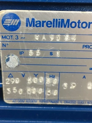 NEW MARELLIMOTORI Does Not Apply