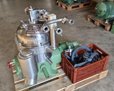 Westfalia SA 7-06-076 clarifier centrifuge, 316SS.