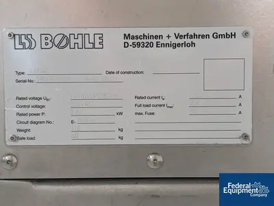 USED Bohle Bohle Bin Blender, Model LM40
