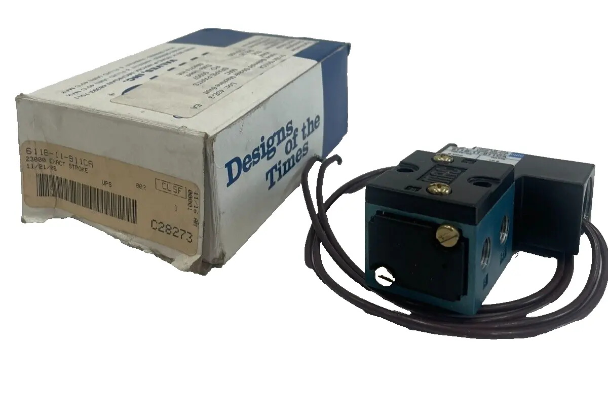 NEW MAC VALVES 611B-11-911CA SOLENOID VALVE 611B11911CA
