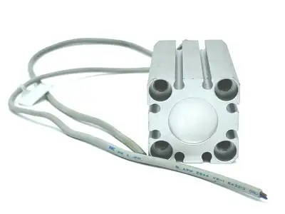 CDQSD20-40DCM-M9BL | SMC  Compact Cylinder 20mm Bore 40mm Stroke 12" Cable Length - Used