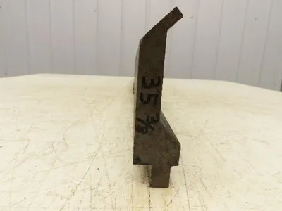 Press Brake Gooseneck Punch Die 35-3/8" Long 90° V 1/4" Finger 3-3/4" H