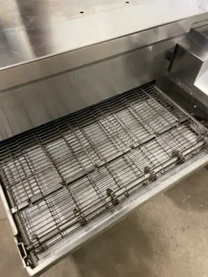 182-0062 2021 Middleby Marshall PS638G Single Natural Gas Conveyor Oven on Caste