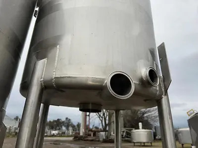 Tank, 50 Gallon, Stainless Steel, CIP Tank, Dish Top #S744978