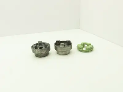 Magnaloy Model 400 Flex Coupling Hub Aluminum 1" Bore 	1/4" Keyway Set