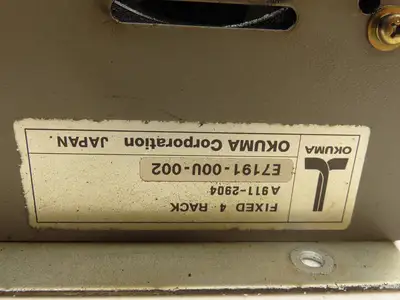 Okuma E7191-00U-002 PLC Chassis Unit with Motherboard Backplane 1911-2904