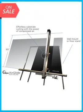 Used _UNKNOWN_ Eclipse AirGlide Pneumatic Material Cutter (PMC), Wizard Glass Cutting Equipment Oklahoma US | Wide Image Solutions #1534851