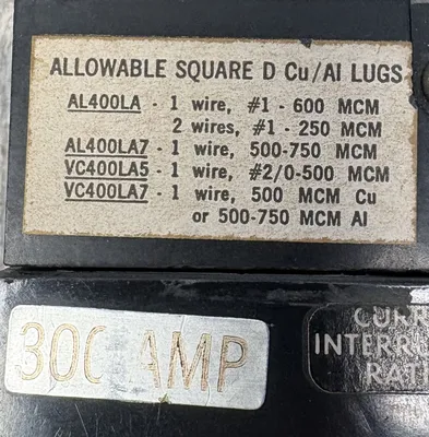 SQUARE D LAL36300 SER. 3 Circuit Breakers | ESS Industrial Equipment Sales (4)