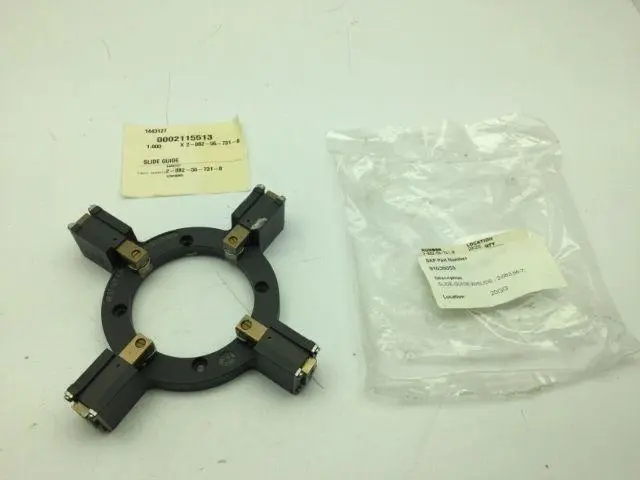 Krones 2-082-56-731-0 Slide Guide Assembly w/ Rollers, 2-082-56-065-0