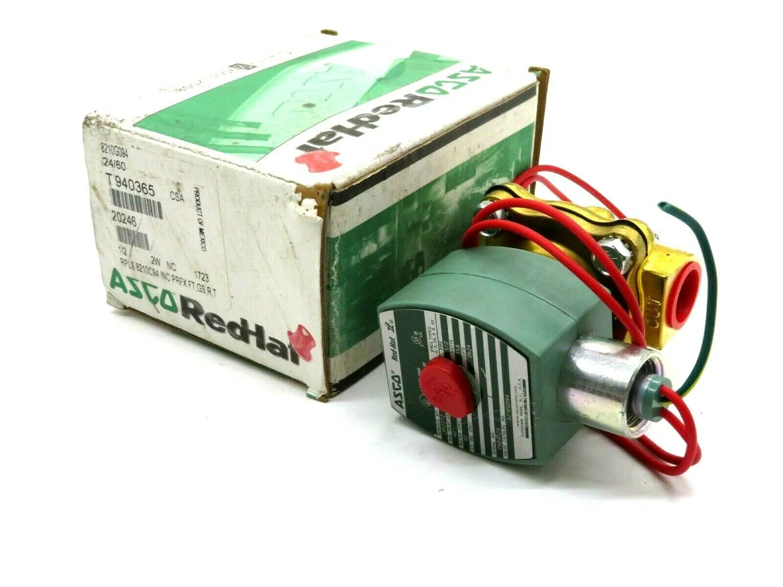 NEW ASCO 8210G094 SOLENOID VALVE T940365